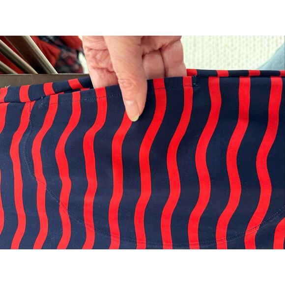 Tommy Bahama Spa Day Women's Resort Stripe Dress Red Navy XL - Picture 6 of 6